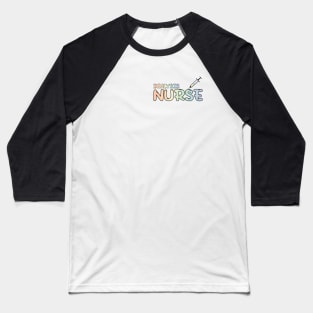 Dialysis Nurse Rainbow Baseball T-Shirt